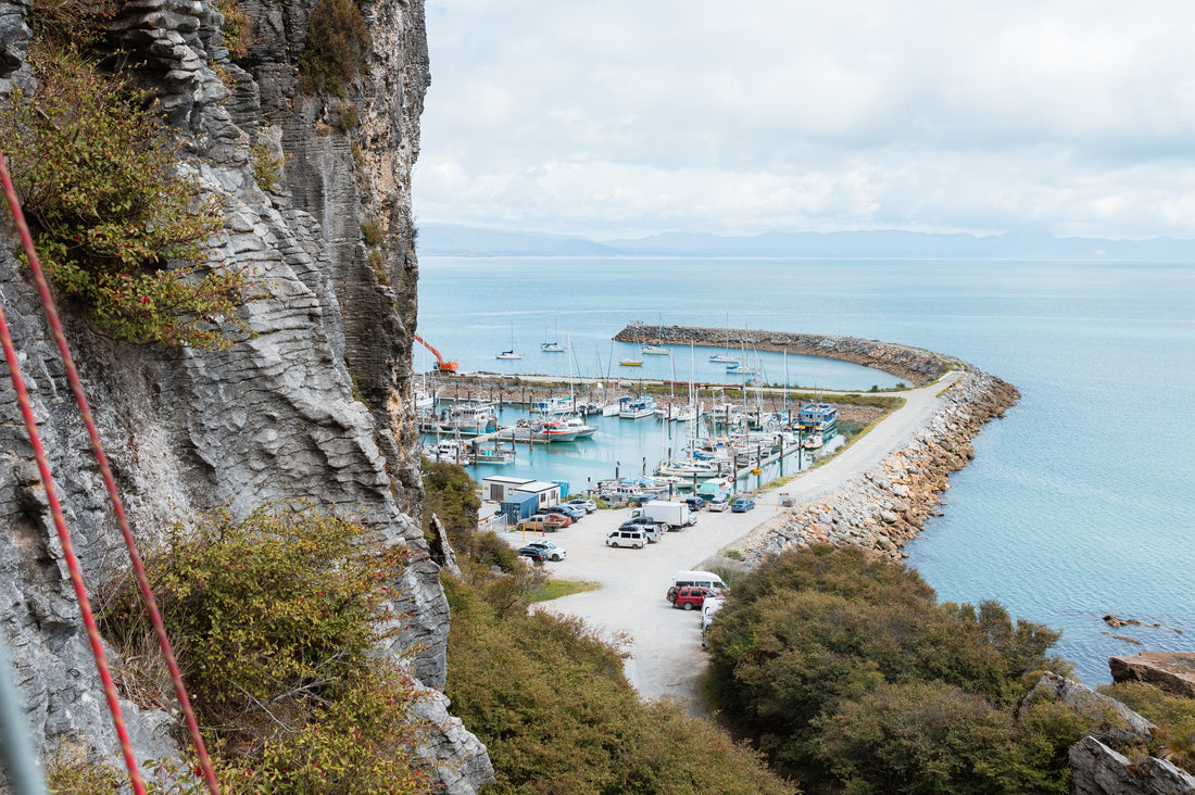 Climb in Golden Bay, South Island