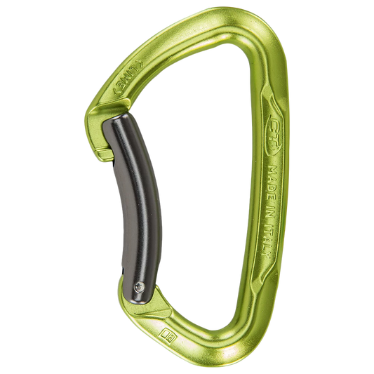 CT Lime Bent Gate Carabiner