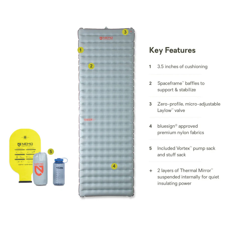 Nemo Tensor All-Season Ultralight Sleeping Pad - Long Wide