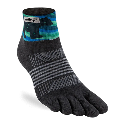 Injinji Trail Midweight Mini-Crew Socks - Alaska Collection