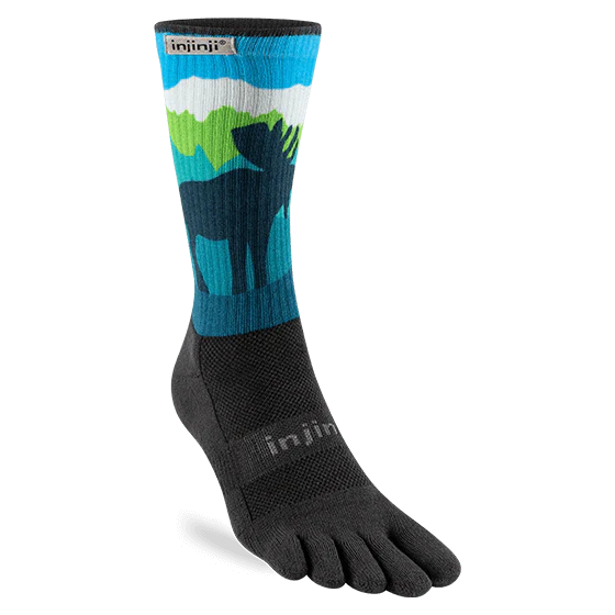 Injinji Trail Midweight Crew Socks - Alaska Collection