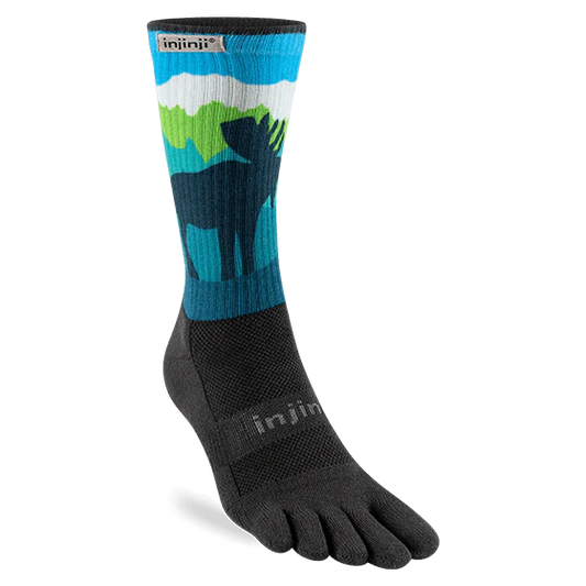 Injinji Trail Midweight Crew Socks - Alaska Collection