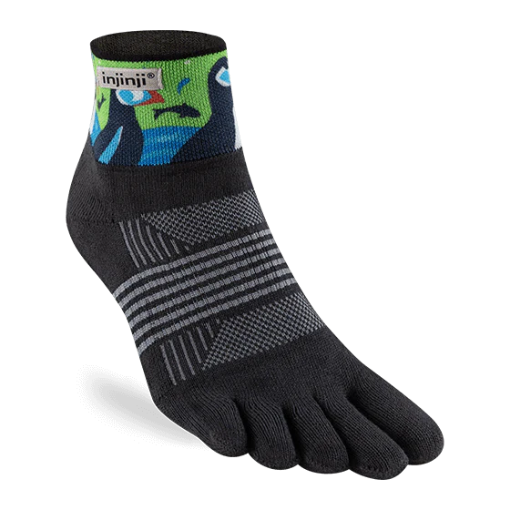 Injinji Trail Midweight Women's Specific Mini-Crew Socks - Alaska Collection