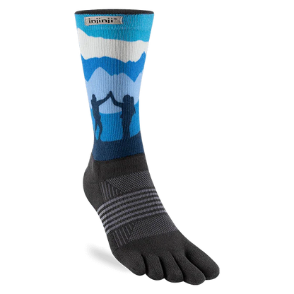 Injinji Trail Midweight Women's Specific Crew Socks - Alaska Collection