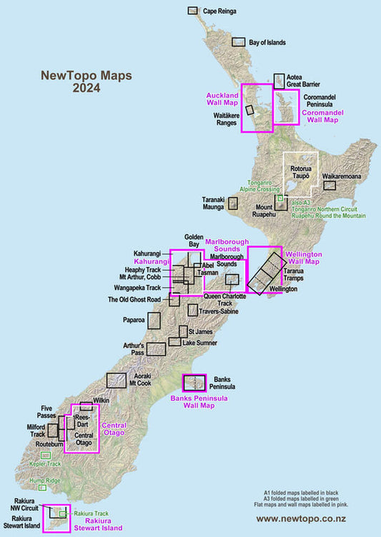 NewTopo Great Walk Maps